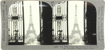 (STEREO VIEWS--TRAVEL) Around the world in 12 volumes, the Keystone View Company Tour of the World box set with 596 depictions of peopl